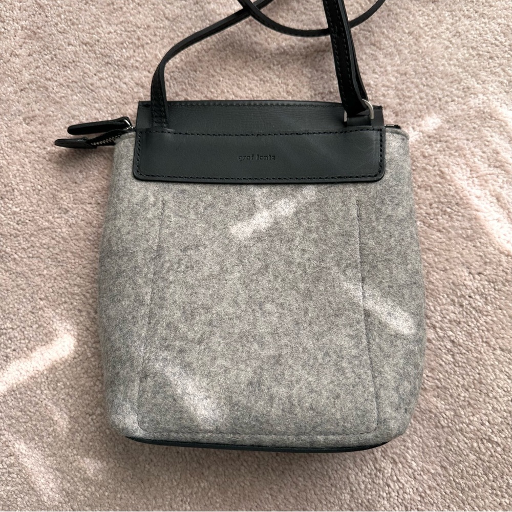 Graf Lantz X Eileen Fisher Wool and Leather Cross - Picture 5 of 12